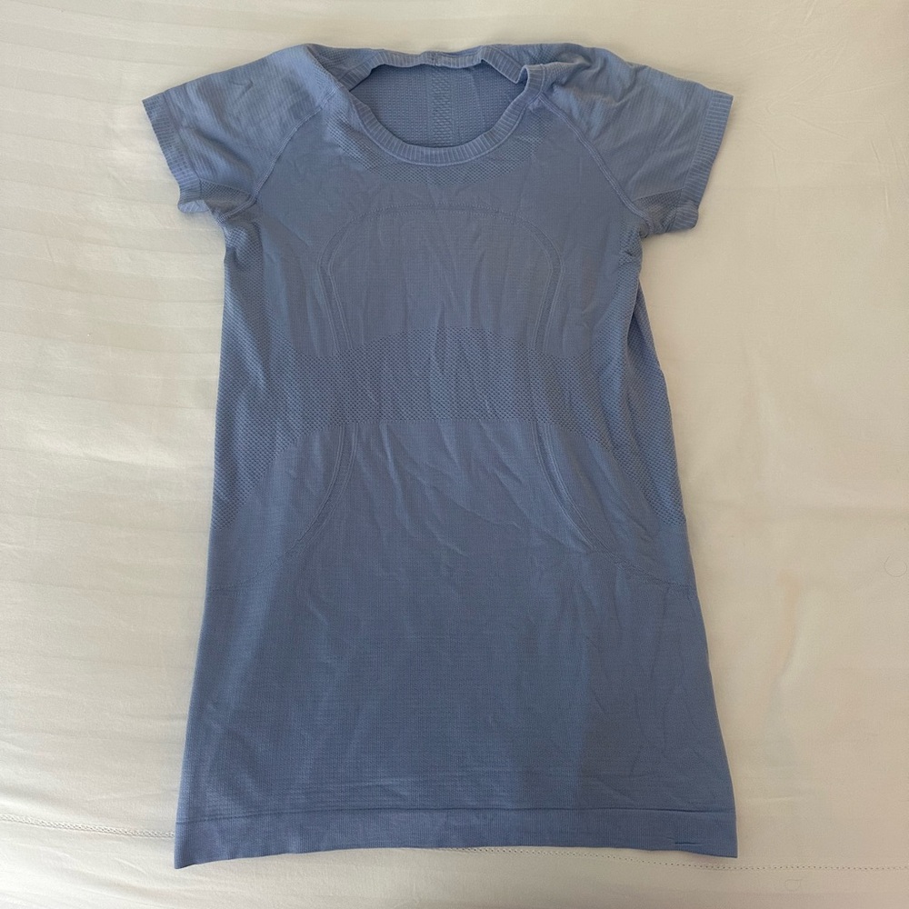 lululemon athletica light purple Short Sleeve Tee